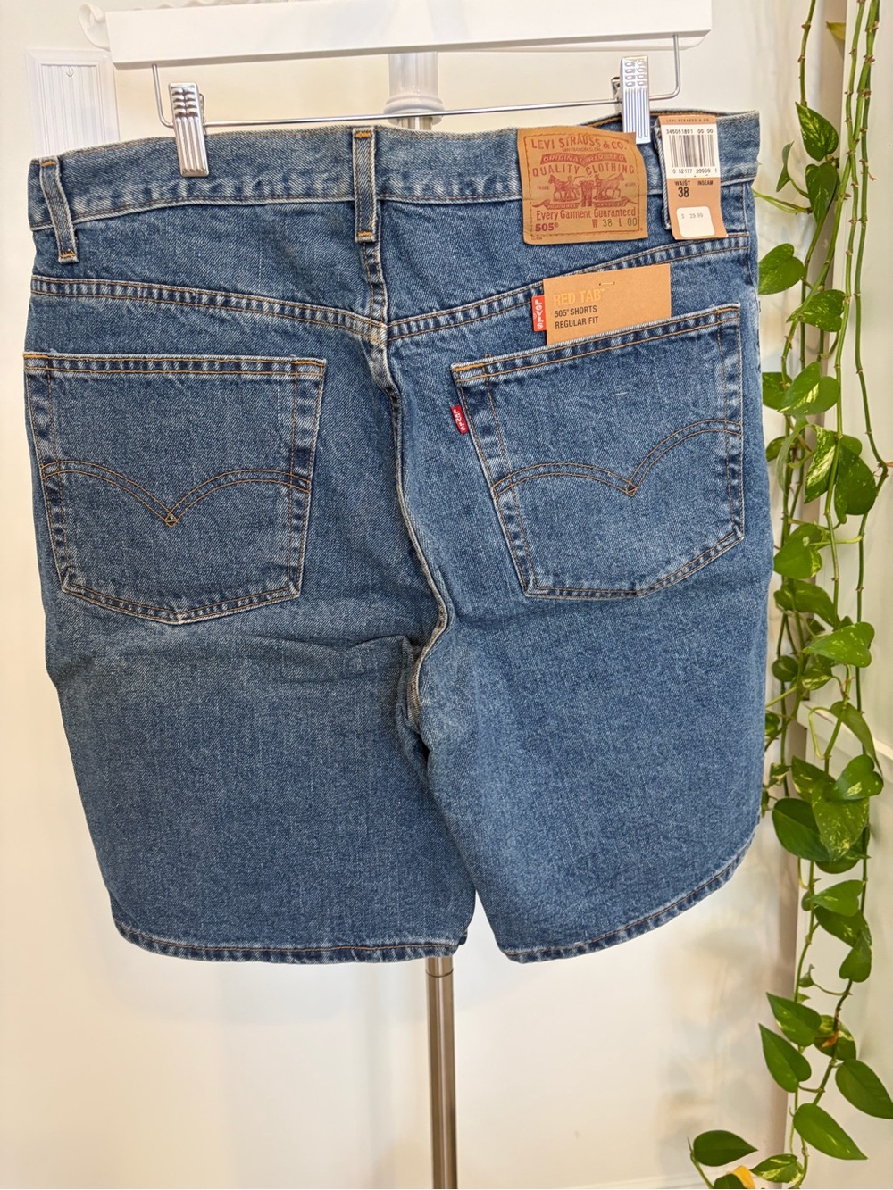 Levi's Blue Denim Men’s Jean Shorts - Classic 505 Cut